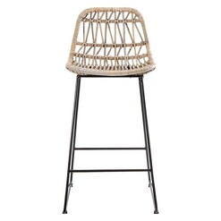 Picture of Comores Rattan Bar Stool Natural/Brown Florabelle