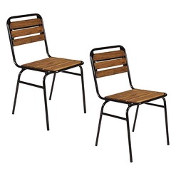 Picture of Concept Dining Chair, Black (Set of 2) Metal SLH