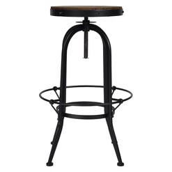 Picture of Concept Swivel Stool, Black Metal SLH