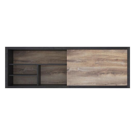 Picture of Conti Display Unit Melamine Mahogany/Black Iniko