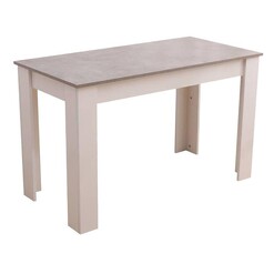 Picture of Contrast Top Rectangular Dining Table in Grey by Dreamo Living