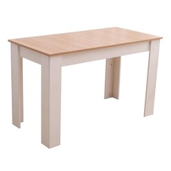 Picture of Contrast Top Rectangular Dining Table in Natural by Dreamo Living