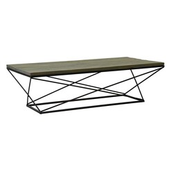 Picture of Copen Rectangle Coffee Table Wood Ash/Green Satara