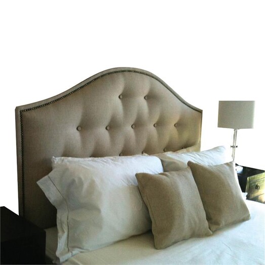 Picture of Cora Upholstered Bed Head, Wall Mounting Fabric Assorted Cornermill