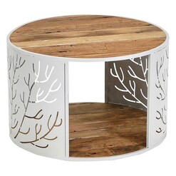 Picture of Coral Round Coffee Table Wood Brown SLH