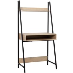 Picture of Corbin A-Frame Desk Chipboard Oak/Black U.S Designs