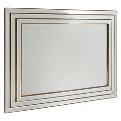 Picture of Corbyn Wall Mirror Glass Bronze Frame Castle Road Interiors