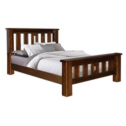 Picture of Corey Bed Wood Antique Night Beaumont & Braddock
