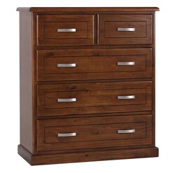 Picture of Corey Chest of 5 Drawers Wood Antique Night Beaumont & Braddock