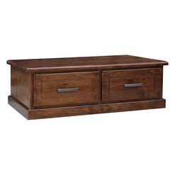 Picture of Corey Coffee Table Wood Red Brown Beaumont & Braddock