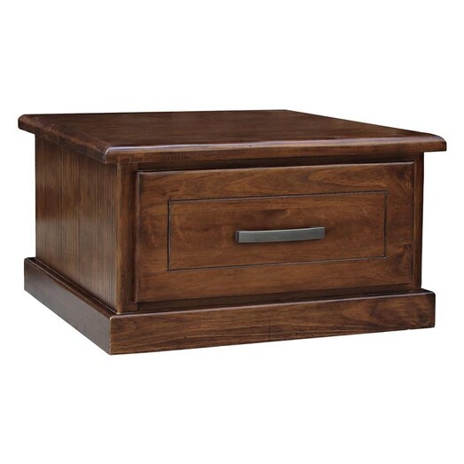 Picture of Corey Side Table Wood Red Brown Beaumont & Braddock
