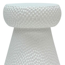 Picture of Cork Stool Wood White Satara