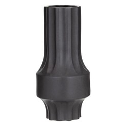 Picture of Cosma Tall Earthenware Vessel in Black by Amalfi