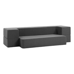 Picture of Crinshaw Folding Foam Sofa Bed Fabric Dark Grey Giselle Bedding