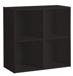 Picture of Cube 4 Shelf Display Cabinet in Black by U.S Designs