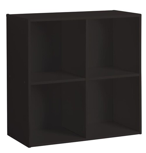 Picture of Cube 4 Shelf Display Cabinet in Black by U.S Designs