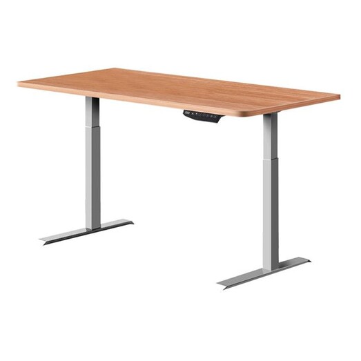 Picture of Cupid Adjustable Standing Desk, Grey/Timber, 170 cm MDF Assorted Resort Living