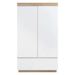 Picture of Cuppa 2-Door Wardrobe in White by E-living