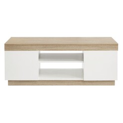 Picture of Cuppa Coffee Table Wood Light Oak/White E-living