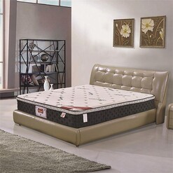 Picture of Cush Bamboo Fabric Spring Box Mattress White HEQS