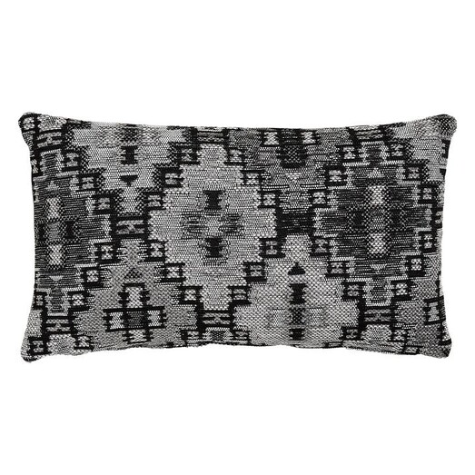 Picture of Cuzco Geometric Fabric Breakfast Cushion in Grey by Vida & Co. Picture of Cuzco Geometric Fabric Breakfast Cushion in Grey by Vida & Co.