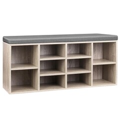 Picture of Cylan Shoe Cabinet, Natural/Grey MDF Wood Resort Living