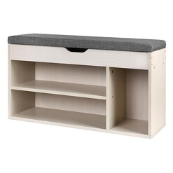 Picture of Cylan Shoe Cabinet, Natural/Grey, Small MDF Resort Living