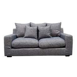 Picture of Cynthia 3 Seater Sofa Fabric Pacific Blue Searles Homewares