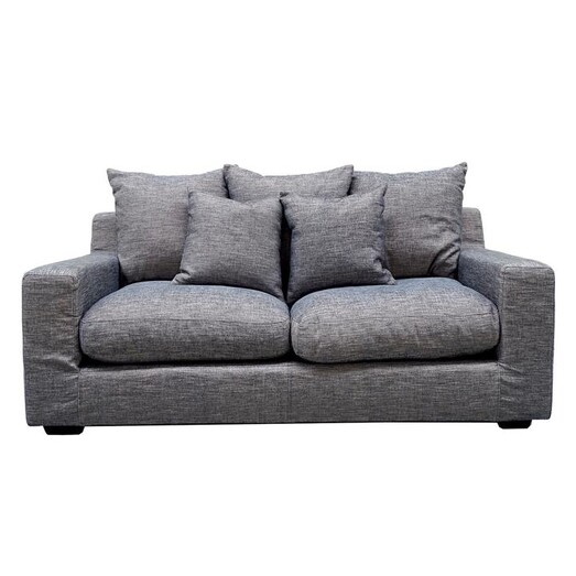 Picture of Cynthia Upholstered 2.5 Seater Sofa in Blue by Searles Homewares