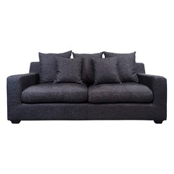 Picture of Cynthia Upholstered 2.5 Seater Sofa in Grey by Searles Homewares