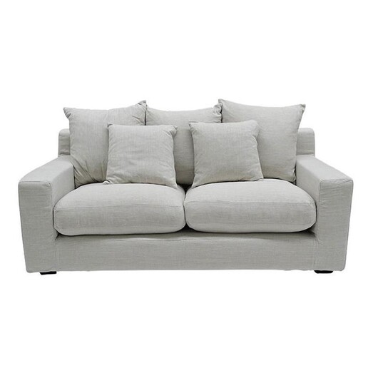 Picture of Cynthia Upholstered 2.5 Seater Sofa in Sand by Searles Homewares