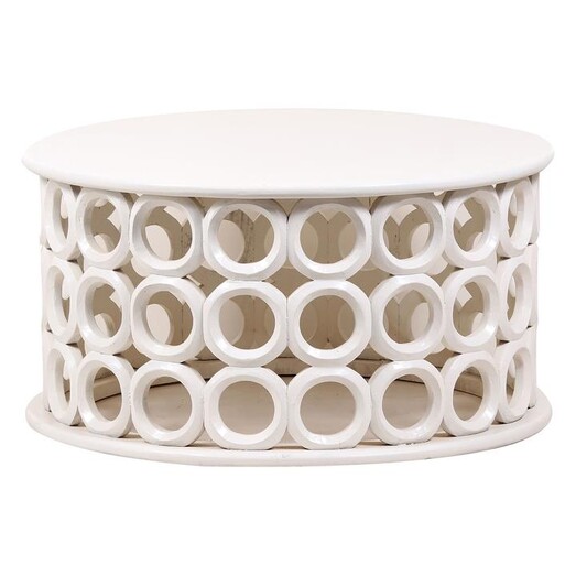 Picture of Dagen Wooden Coffee Table White Wash Amalfi