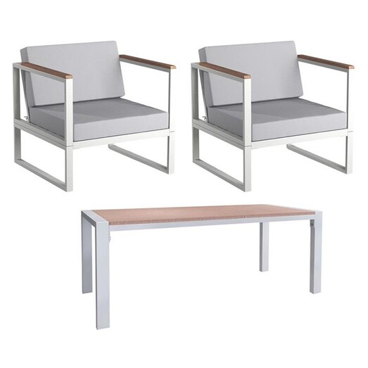 Picture of Daisy 3-Piece Outdoor Lounge Set Metal E-living