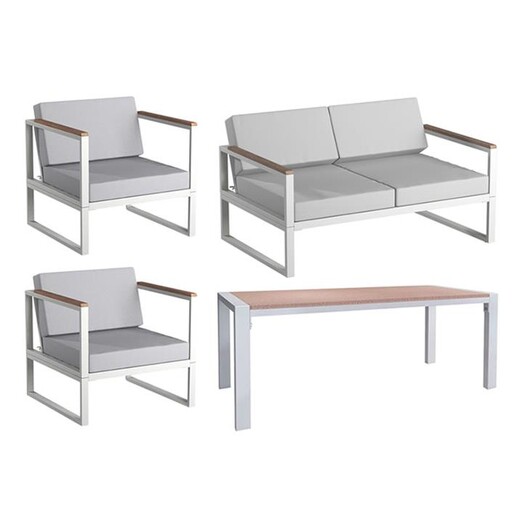 Picture of Daisy 4-Piece Outdoor Lounge Set Metal E-living