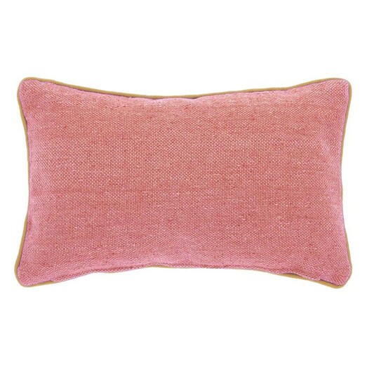 Picture of Dalila Breakfast Cushion with Piping Detail in Terracotta by Vida & Co.