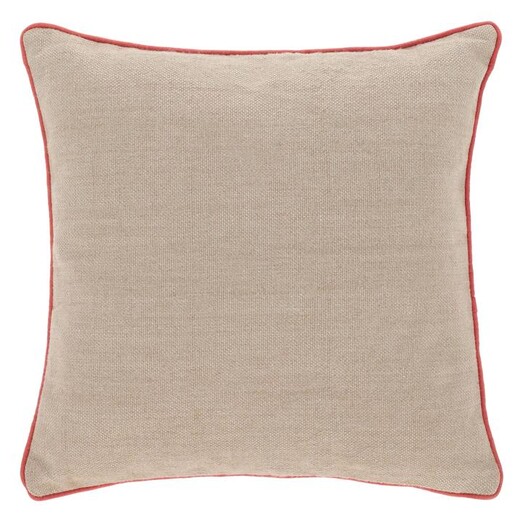 Picture of Dalila Cushion with Piping Detail Size 60 x 60cm in Beige by Vida & Co. Picture of Dalila Cushion with Piping Detail Size 60 x 60cm in Beige by Vida & Co.