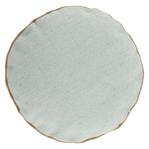 Picture of Dalila Round Cushion with Piping Detail in Natural by Vida & Co.