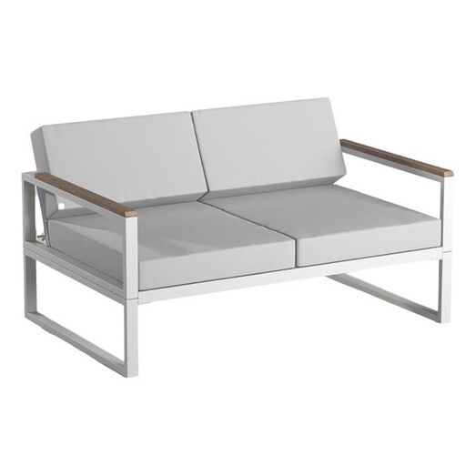 Picture of Dana 2 Seater Outdoor Sofa Steel White E-living