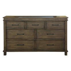 Picture of Dana Wooden Dresser in Grey by Dover Mason