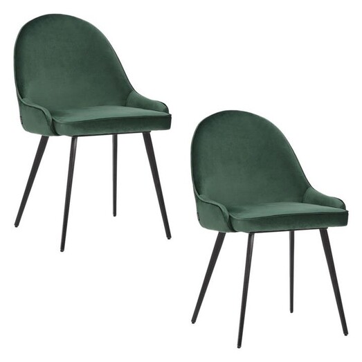 Picture of Dane Set of 2 Velvet Dining Chairs Assorted casabona
