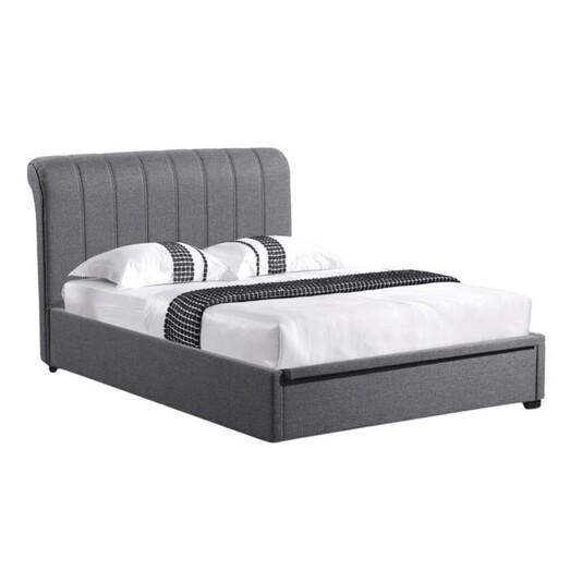 Picture of Daniela Modern Fabric Gas Lift Bed Frame King Single Size - Dark Grey Picture of Daniela Modern Fabric Gas Lift Bed Frame King Single Size - Dark Grey