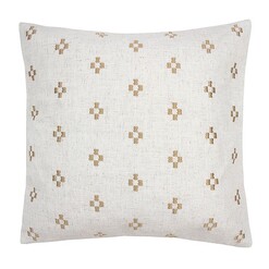 Picture of Darling Embroidered Cushion in Light Brown by Bambury