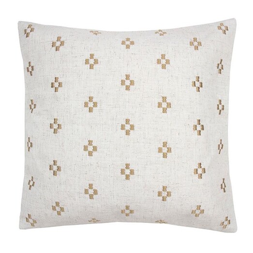 Picture of Darling Embroidered Cushion in Light Brown by Bambury