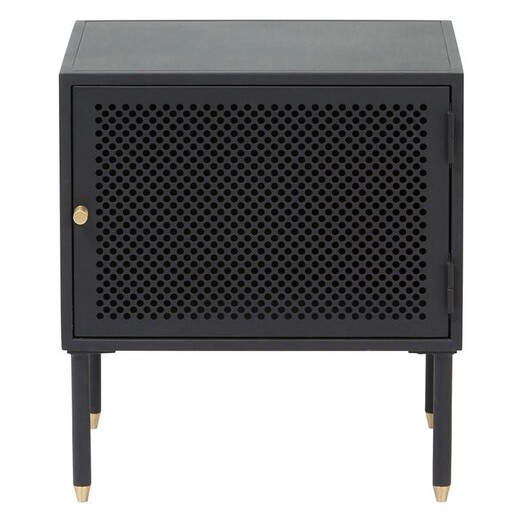 Picture of Dawn Bedside Table, Left Metal Assorted Life Interiors