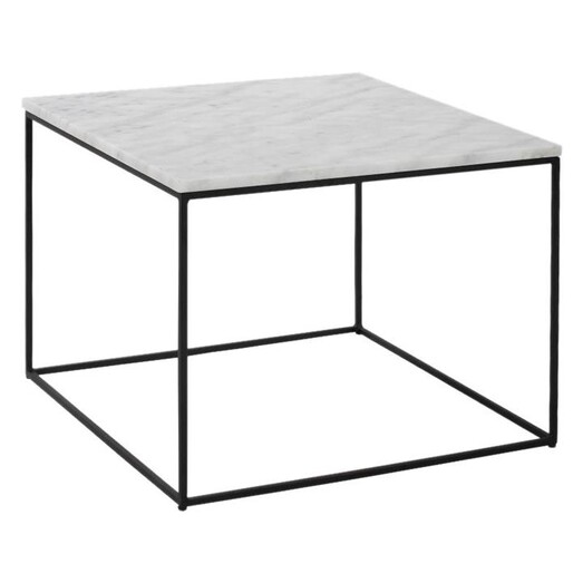 Picture of Decatur Marble Top Coffee Table Black/White Iniko