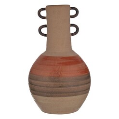 Picture of Decorah Terracotta Vessel Size Large in Brown/Dark Grey by Amalfi