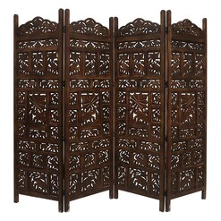 Picture of Decorative Elephant Room Divider Screen Wood Assorted Dover Mason