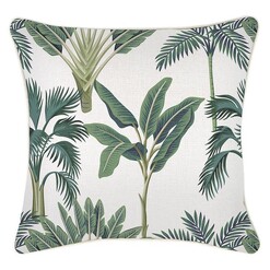 Picture of Del Coco Cushion Cover with Piping in Light Brown by Escape to Paradise