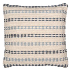 Picture of Delaney Cotton Cushion in Blue by Amalfi
