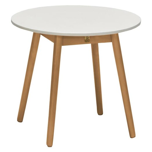 Picture of Delley Side Table Wood White/Oak Living by Design